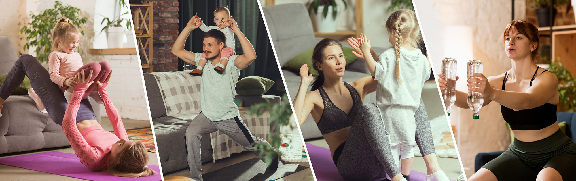series of home workouts